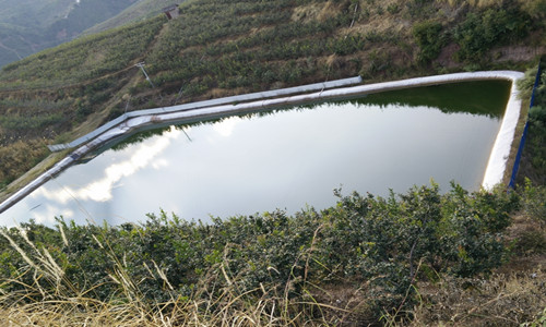 会理石榴种植基地蓄水池